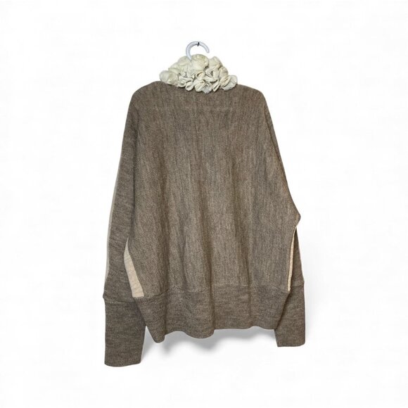 ATSURO TAYAMA FLORAL DETAILED WOOL SWEATER - MEDIUM - Picture 4 of 5